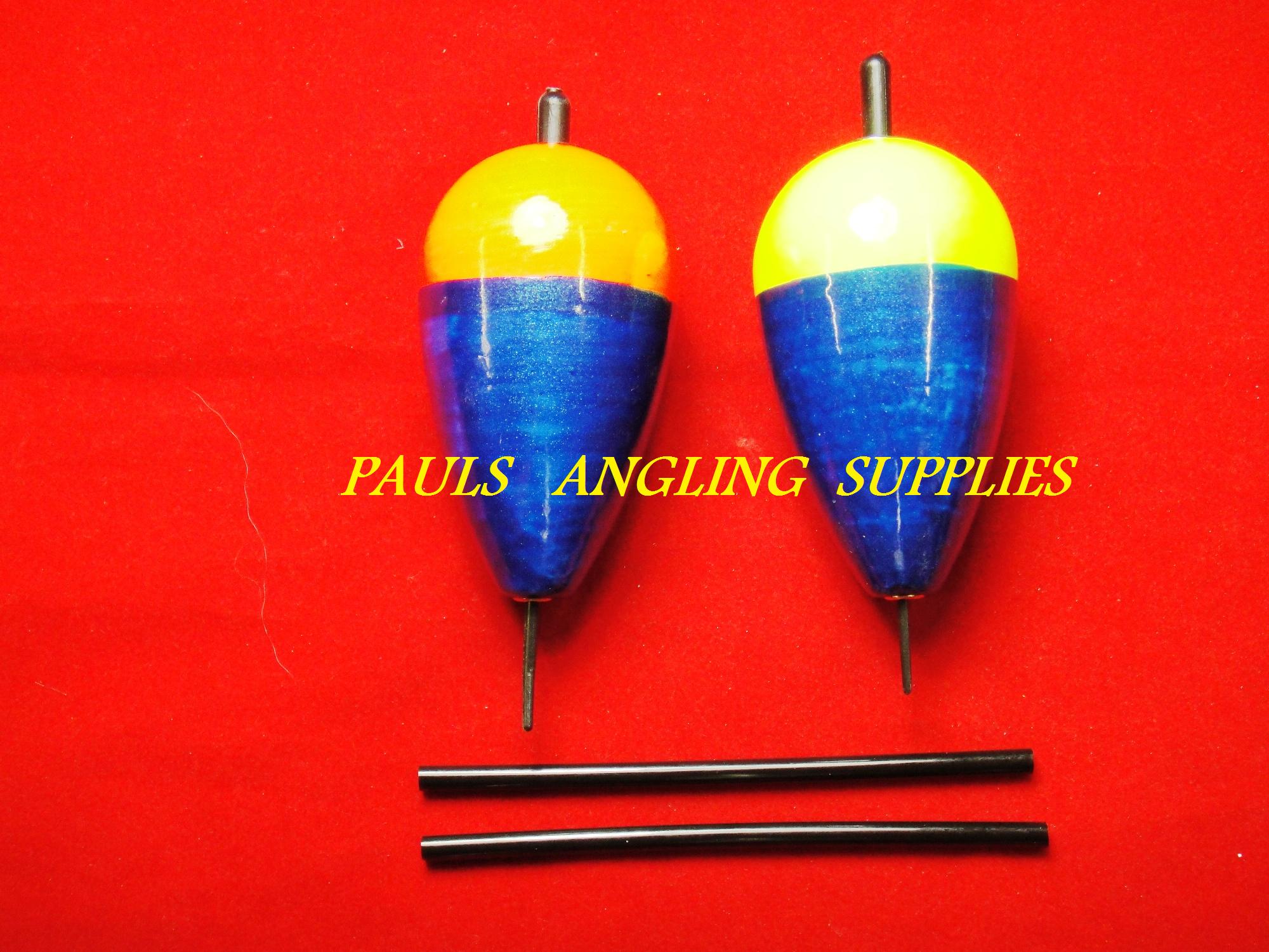2 x ASL Pike Fishing Floats Slider Bungs